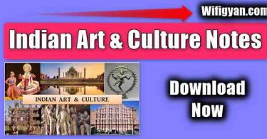 Indian Art and Culture Notes By Vision IAS, Download Pdf