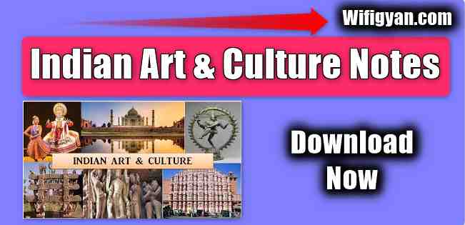 Indian Art and Culture Notes By Vision IAS, Download Pdf