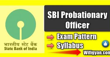 SBI PO Exam Pattern, Selection Process and Syllabus In Hindi