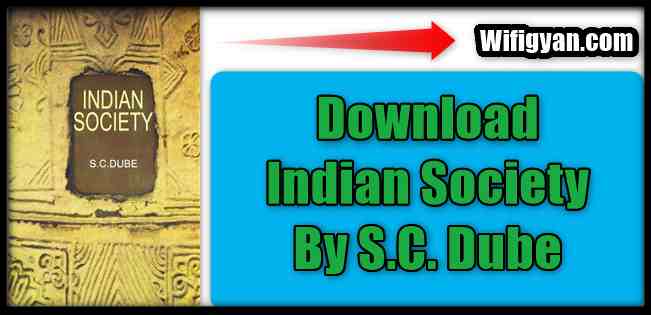 SC Dube Indian Society Free Pdf Download For UPSC Exams