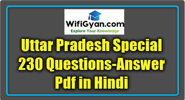 Uttar Pradesh Special Questions Answer Pdf Uttar Pradesh Special Questions Answer Pdf