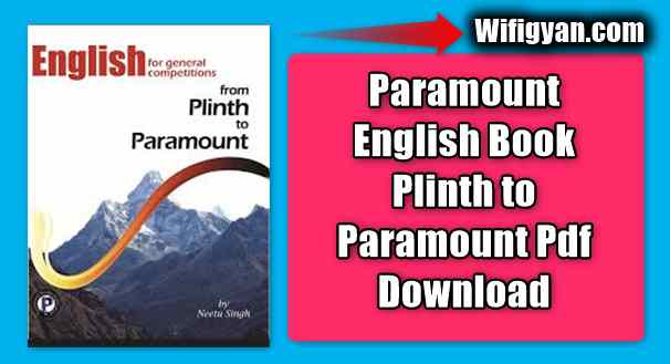 Paramount English Book Plinth to Paramount Pdf
