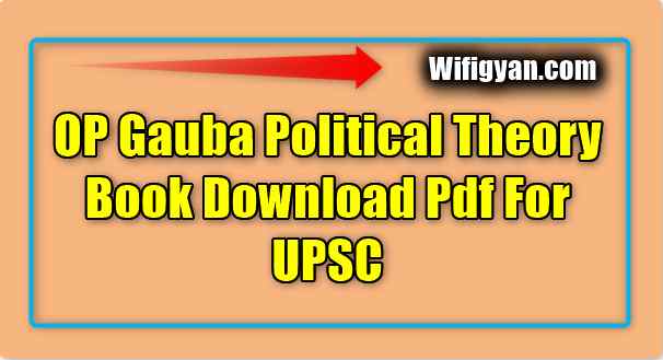 o p gauba political theory pdf file