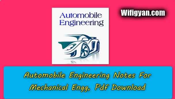 all about automobile engineering