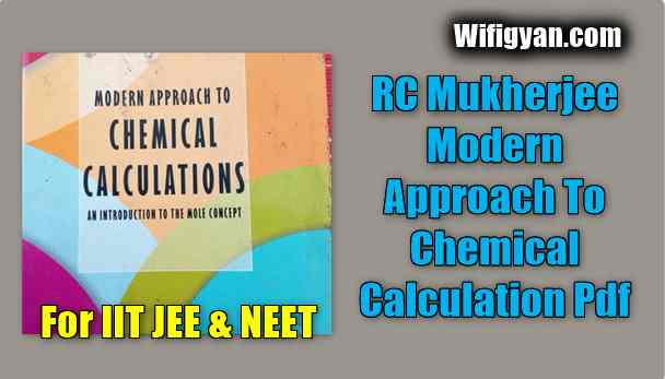 RC Mukherjee Modern Approach To Chemical Calculation Pdf Download