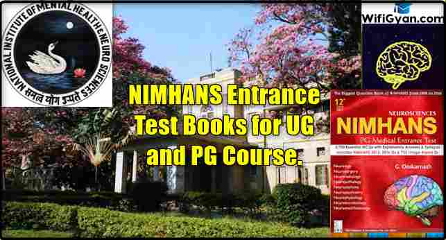 NIMHANS Entrance Test Books for UG and PG Course.