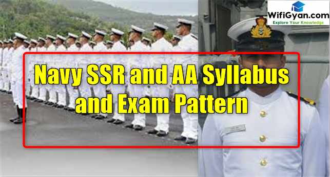 Navy SSR and AA Syllabus and Exam Pattern