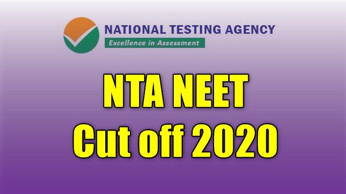 NTA NEET Cut off 2020